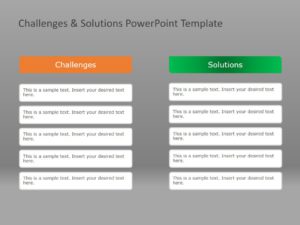Animated Problem Solution PowerPoint Template