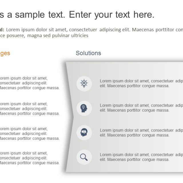 Animated Problem And Solution 1 PowerPoint Template