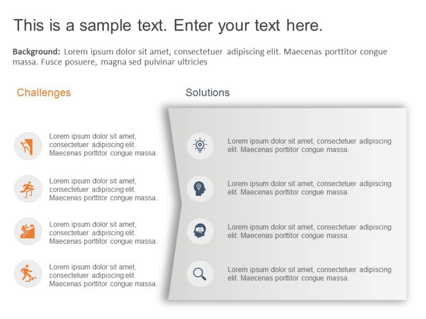 Animated Problem And Solution 9 PowerPoint Template