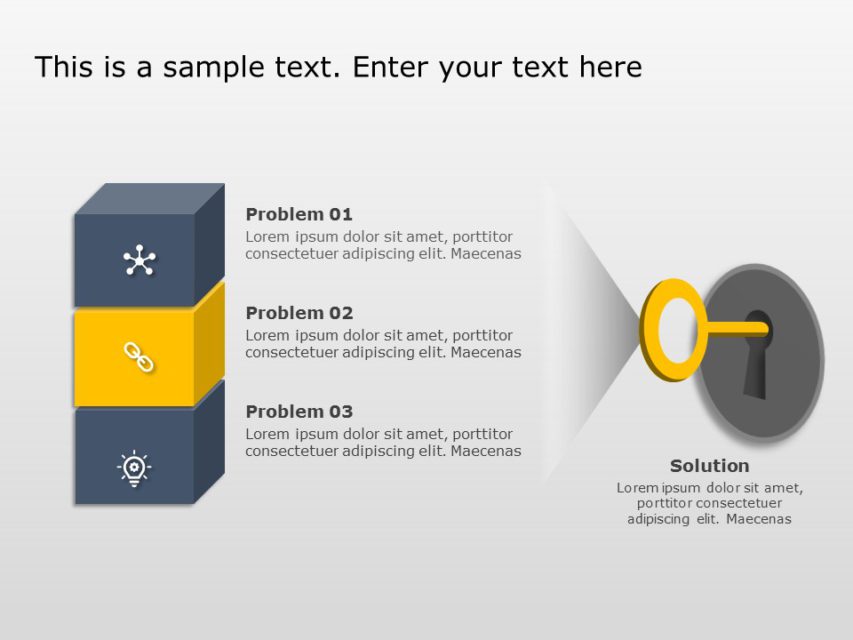 Animated Ladder Problem and Solution PowerPoint Template | SlideUpLift