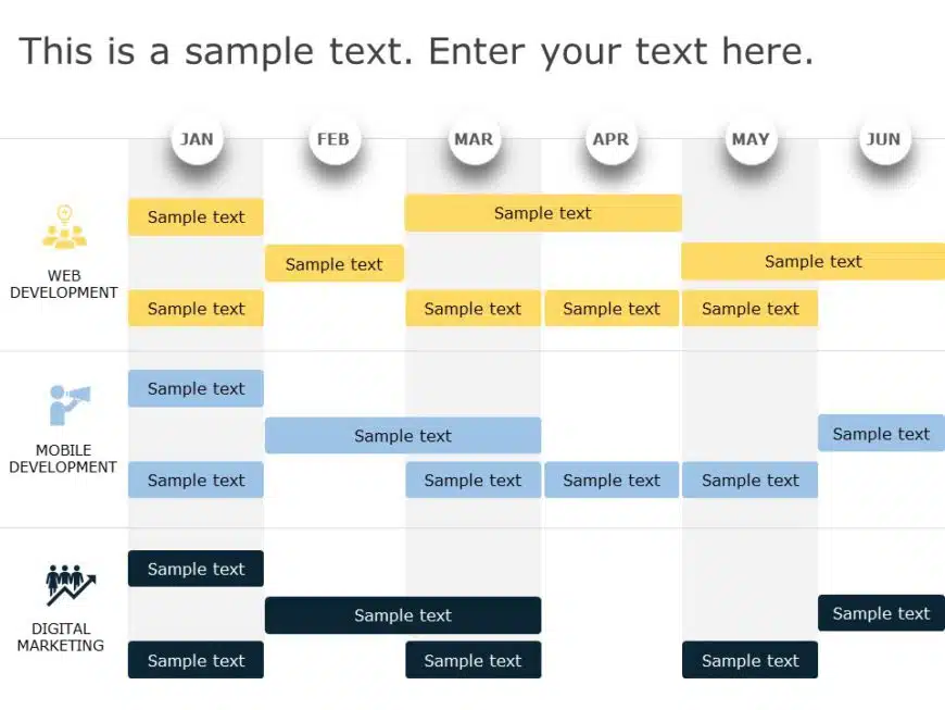 Animated Product RoadMap 15 PowerPoint Template