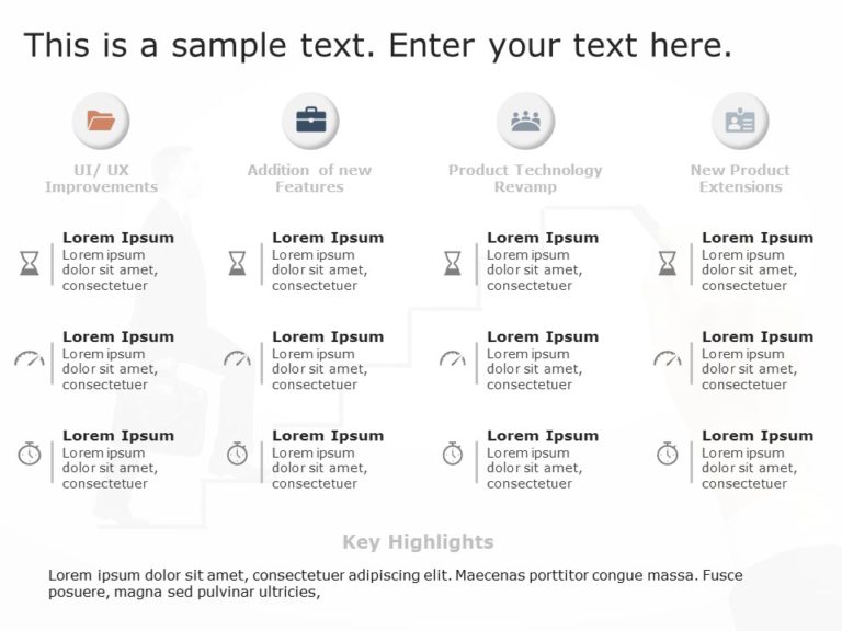 Animated Product RoadMap 8 PowerPoint Template & Google Slides Theme