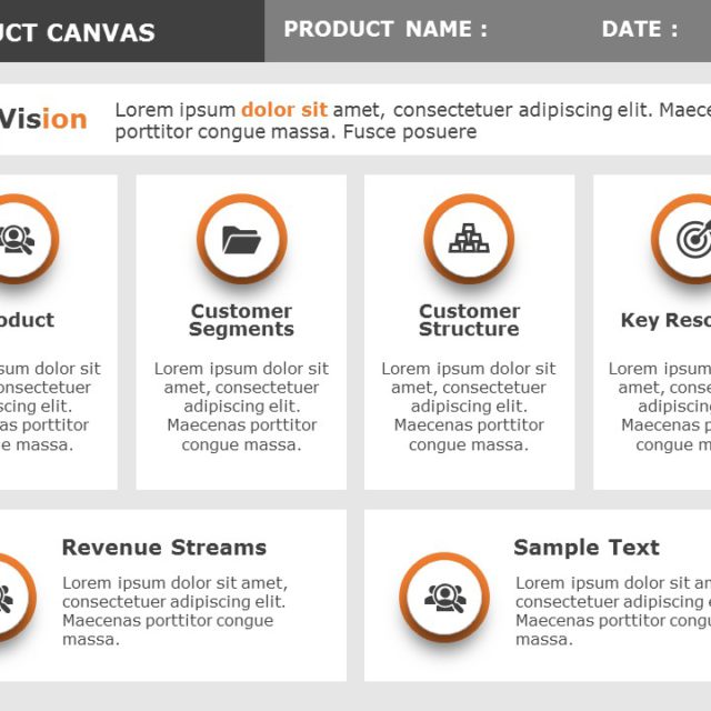  Product Vision Board PowerPoint Template 