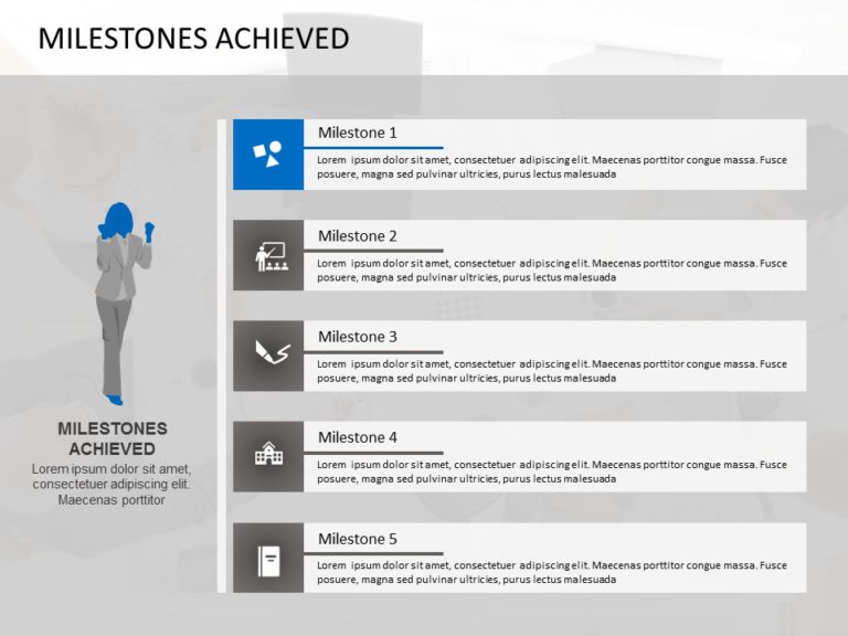 Animated Project Accomplishments PowerPoint Template