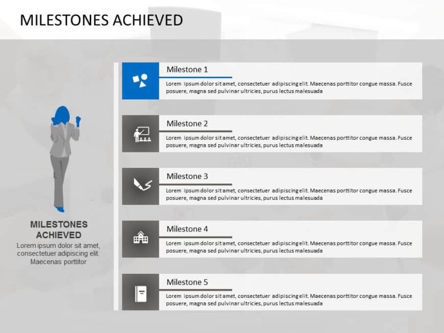 Animated Project Accomplishments PowerPoint Template