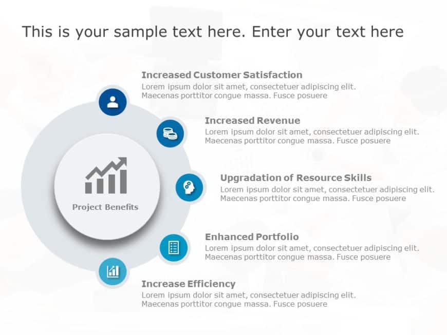 Animated Project Benefits PowerPoint Template