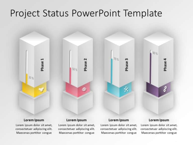 Animated Project Status 2 PowerPoint Template & Google Slides Theme