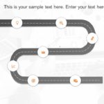 Animated Roadmap Journey PowerPoint Template