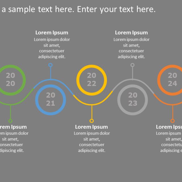 Animated Monthly Timeline PowerPoint Template