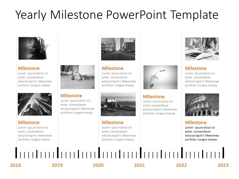 Animated Timeline 26 PowerPoint Template & Google Slides Theme