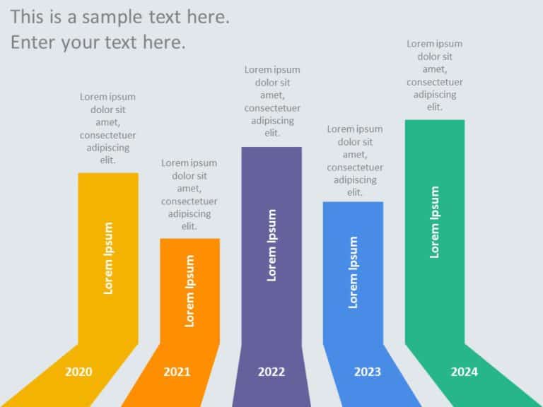 Animated Vertical Timeline PowerPoint Template & Google Slides Theme