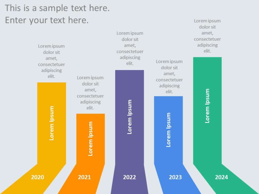 Animated Vertical Timeline PowerPoint Template