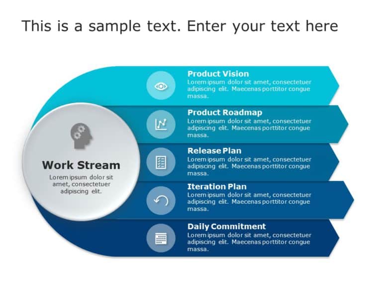 Animated Workstream Plan PowerPoint Template