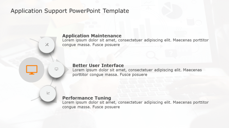 Application Support PowerPoint Template & Google Slides Theme