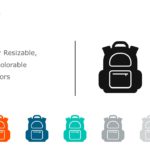 Backpack Icon 02 PowerPoint Template & Google Slides Theme