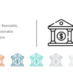 Bank Icon 04 PowerPoint Template & Google Slides Theme