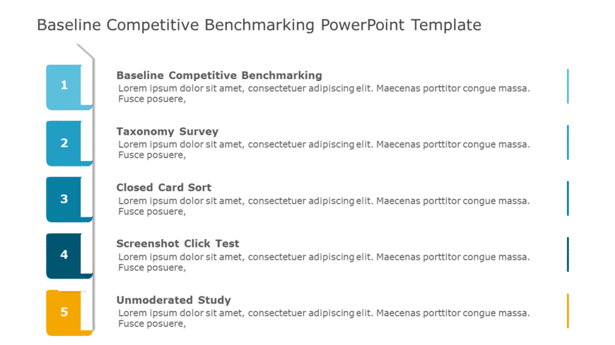 Baseline Competitive Benchmarking PowerPoint Template