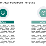 Before After 130 PowerPoint Template & Google Slides Theme