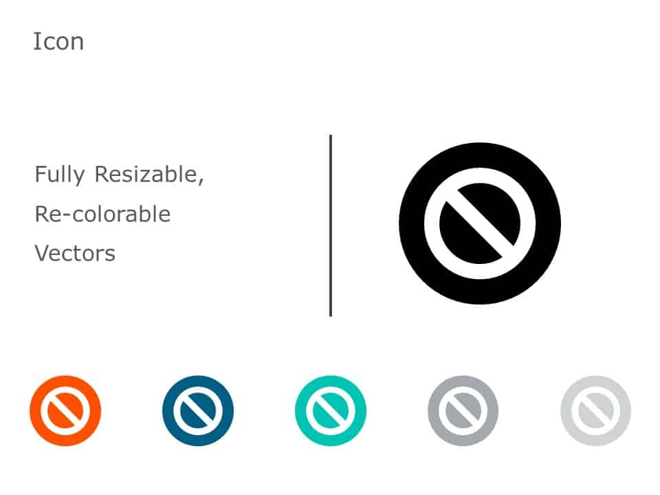 Blocking Icon 01 PowerPoint Template