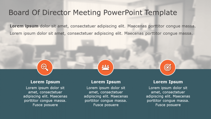 Board of Director Meeting PowerPoint Template