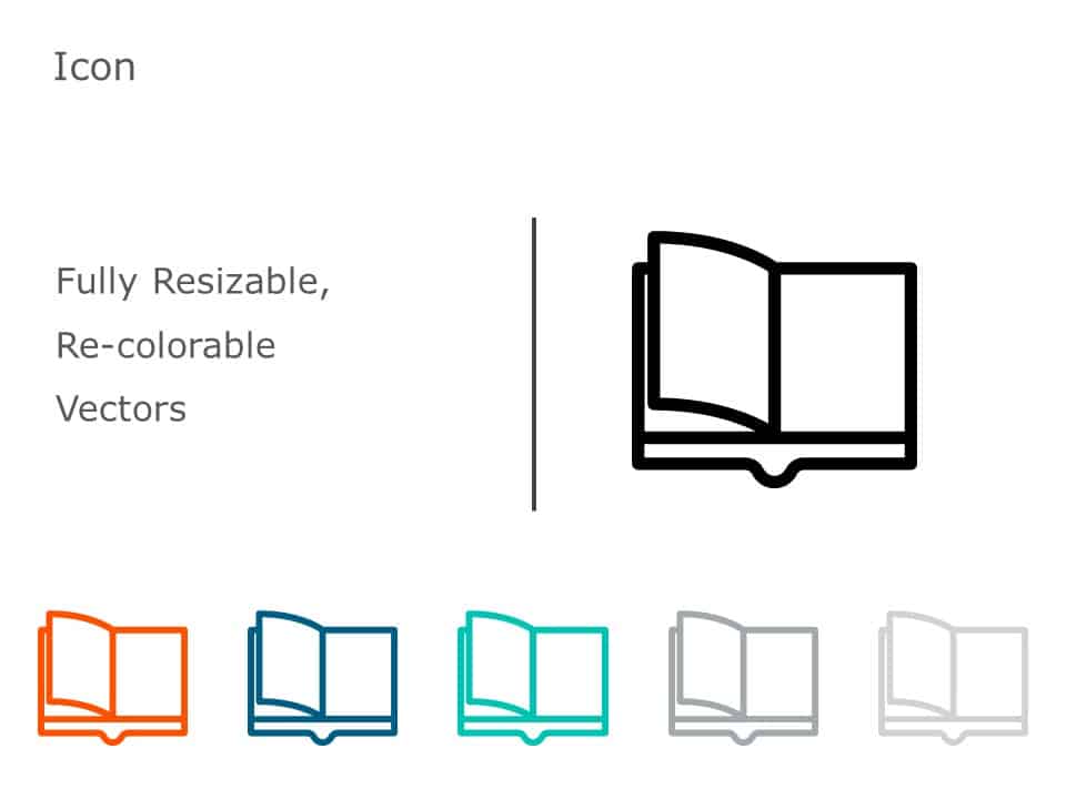 Book Icon 03 PowerPoint Template