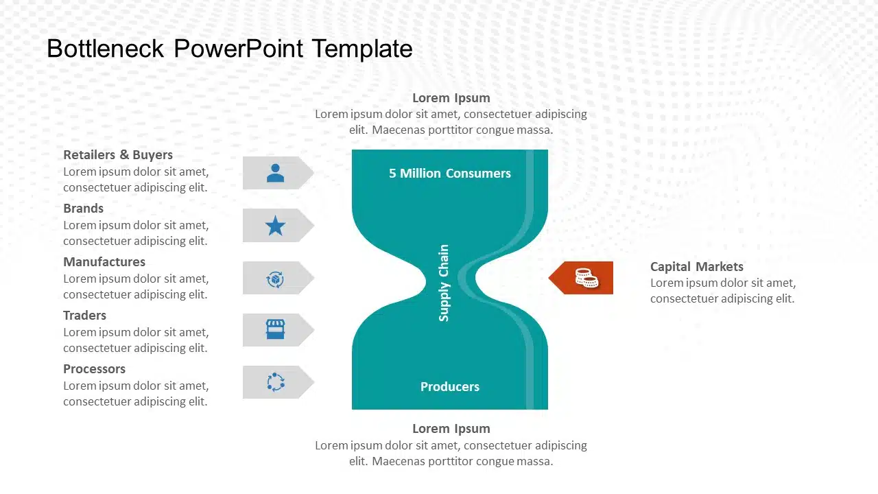 Bottleneck 03 PowerPoint Template & Google Slides Theme