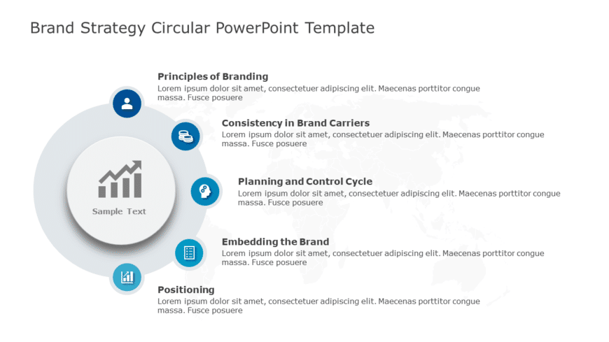 Brand Strategy Circular PowerPoint Template