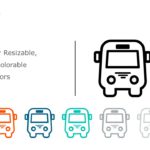 Bus Icon 04 PowerPoint Template & Google Slides Theme