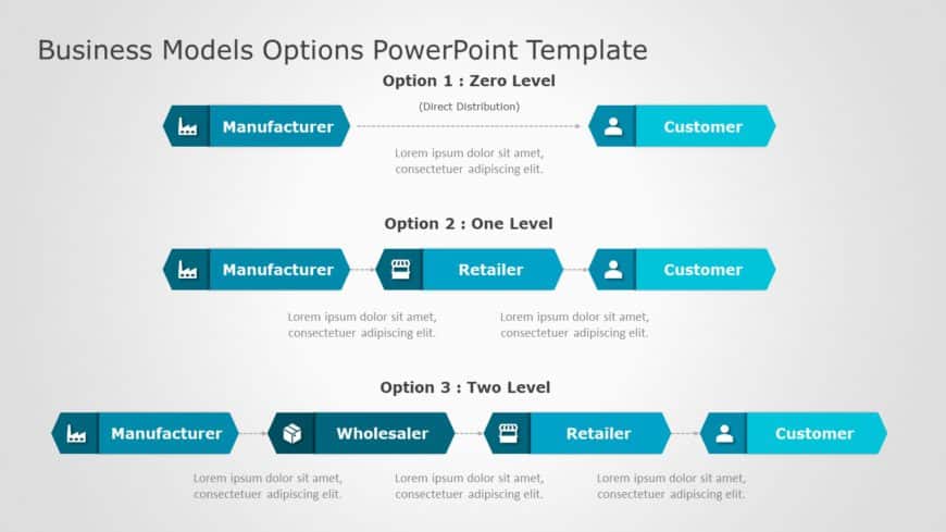 Business Models Options PowerPoint Template