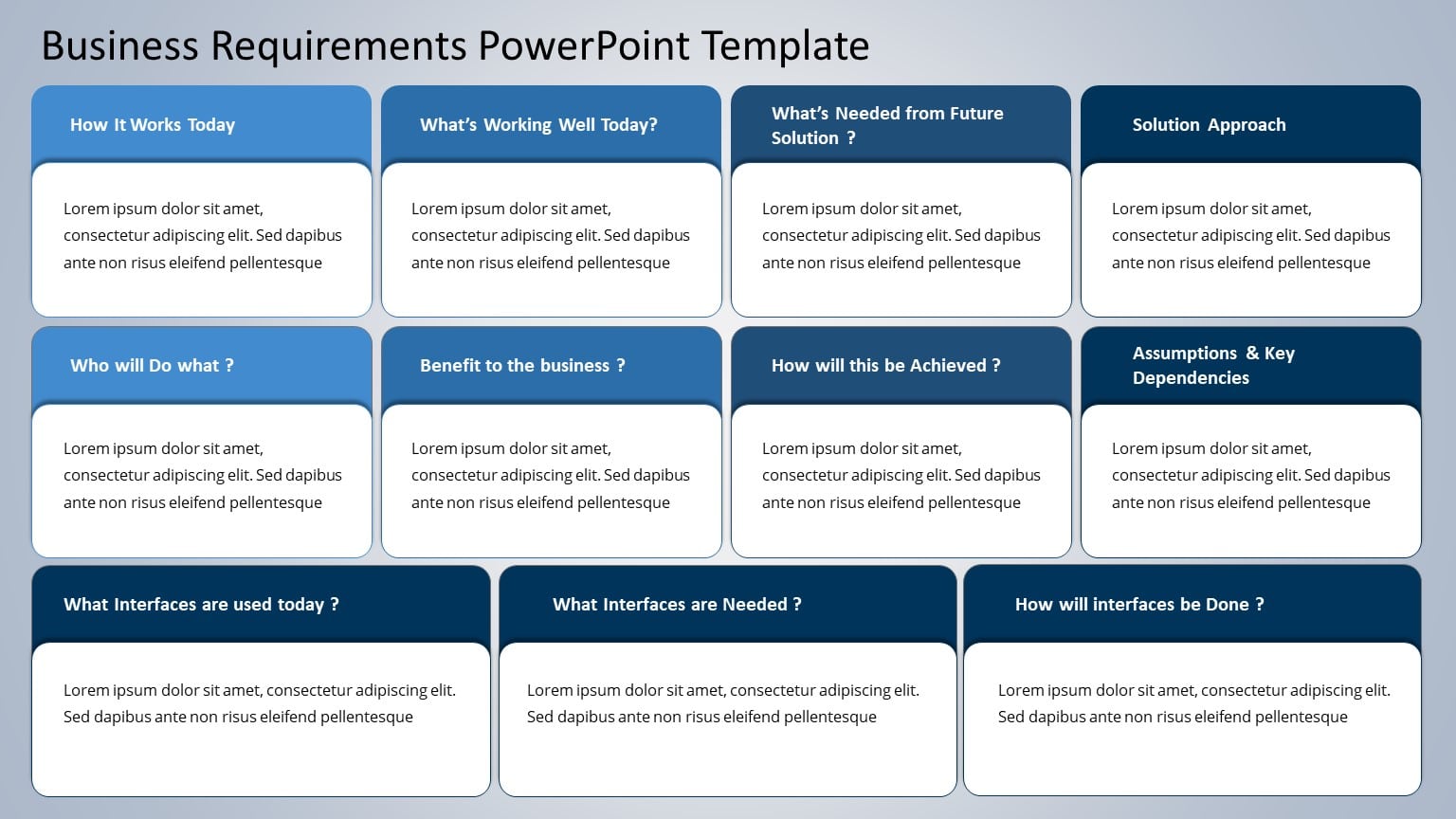 Business Requirements 07 PowerPoint Template & Google Slides Theme