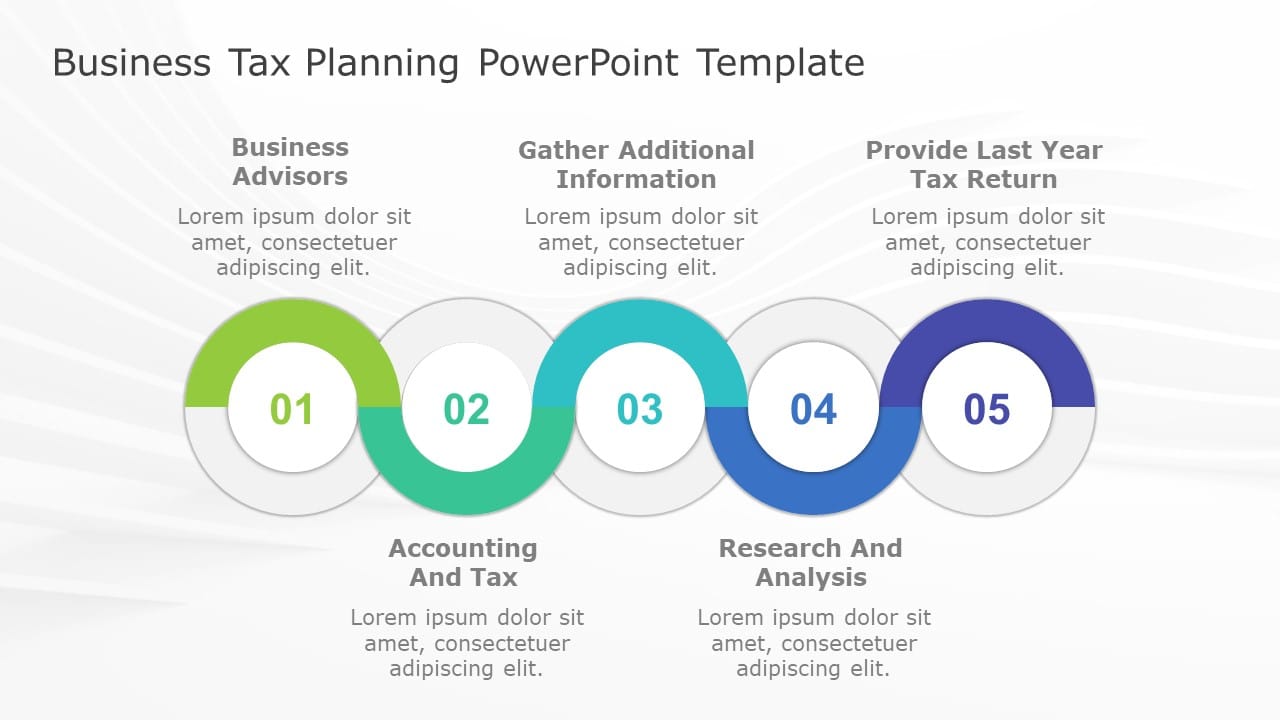 Business Tax Planning PowerPoint Template & Google Slides Theme