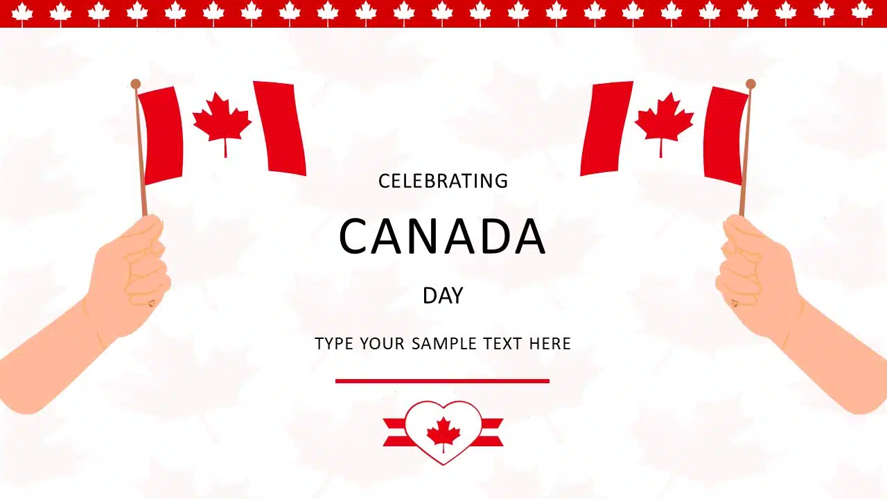 Canada Day 03 PowerPoint Template & Google Slides Theme