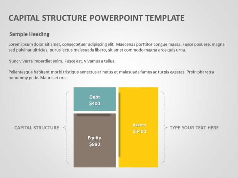 Capital Structure 01 PowerPoint Template