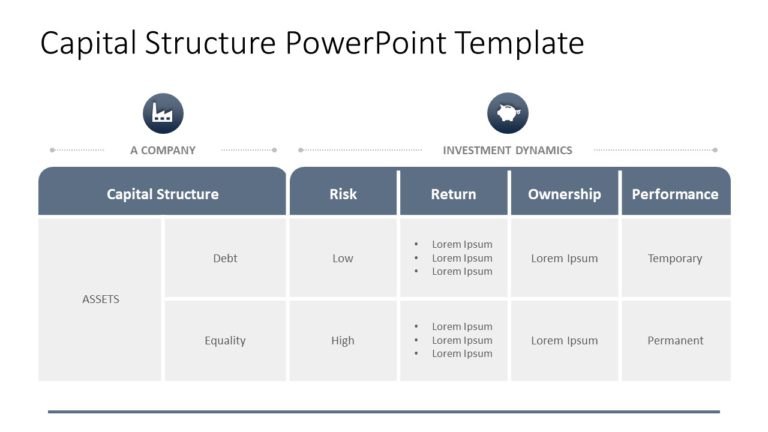 Capital Structure 02 PowerPoint Template & Google Slides Theme