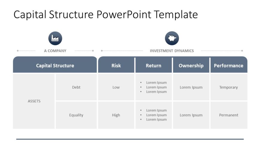 Capital Structure 02 PowerPoint Template
