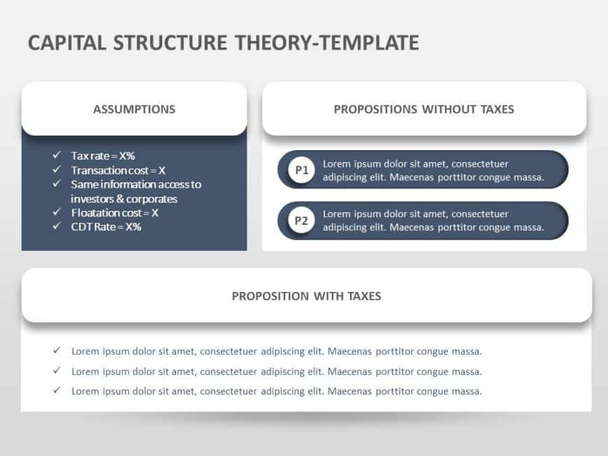 Capital Structure 05 PowerPoint Template