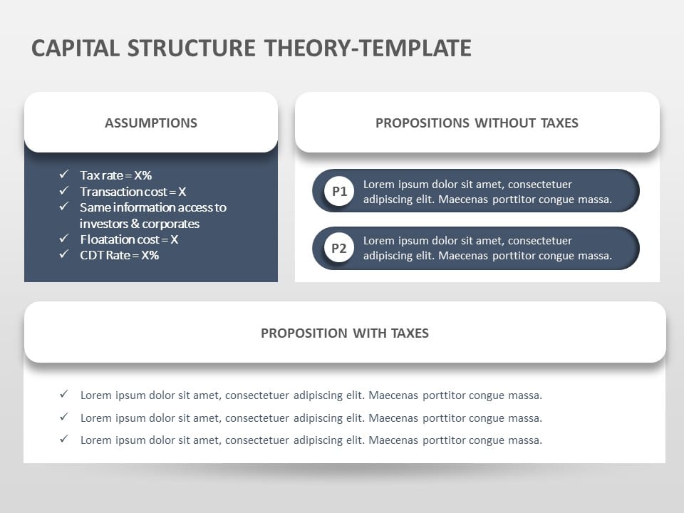 Capital Structure 05 PowerPoint Template