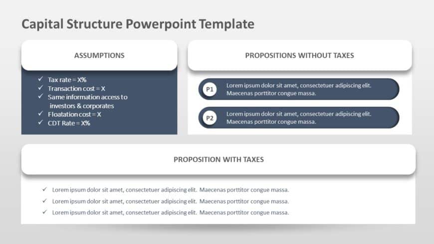 Capital Structure 05 PowerPoint Template