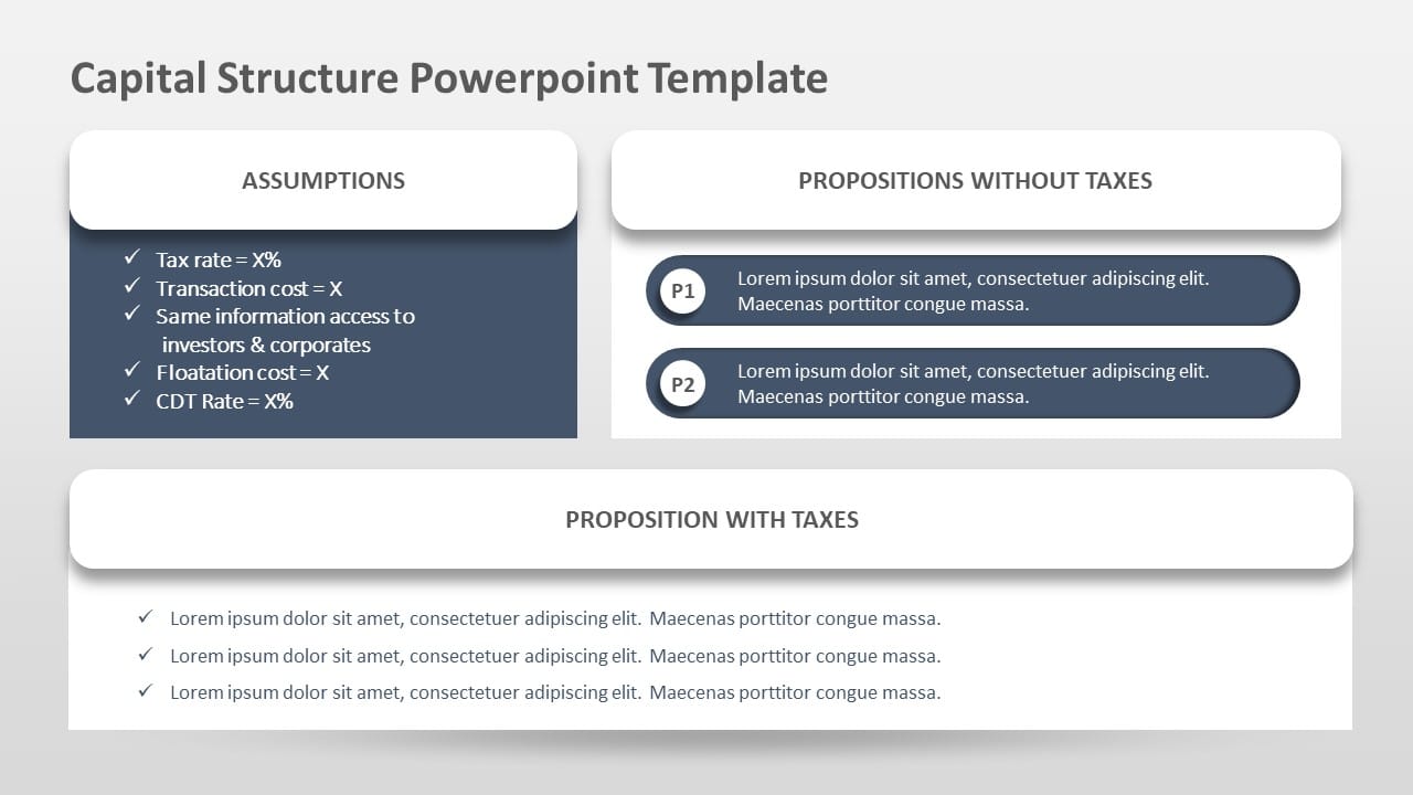 Capital Structure 05 PowerPoint Template & Google Slides Theme