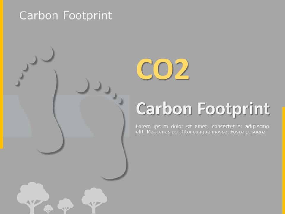 Carbon Footprint 02 PowerPoint Template