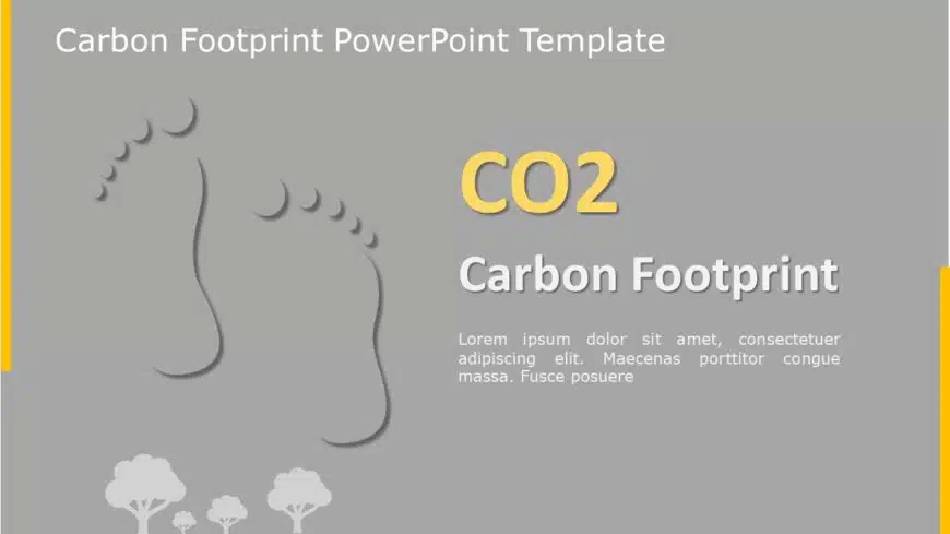 Carbon Footprint 02 PowerPoint Template