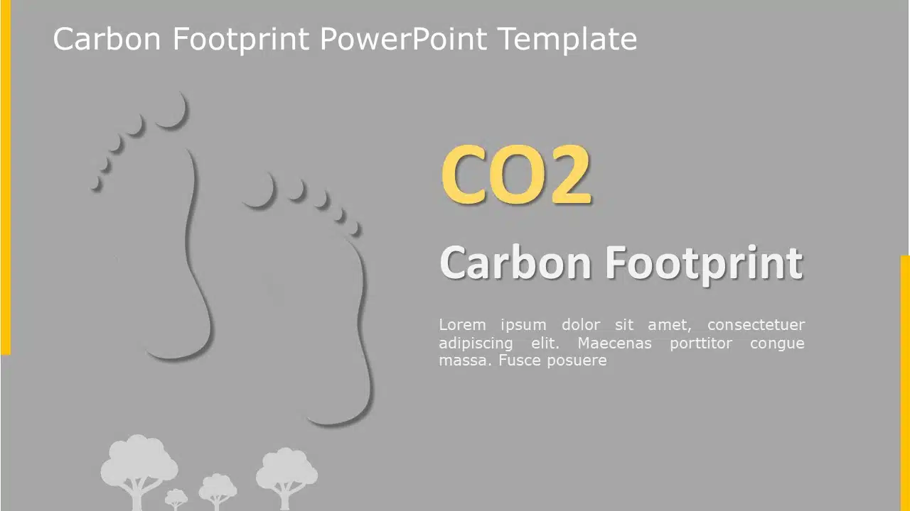 Carbon Footprint 02 PowerPoint Template & Google Slides Theme