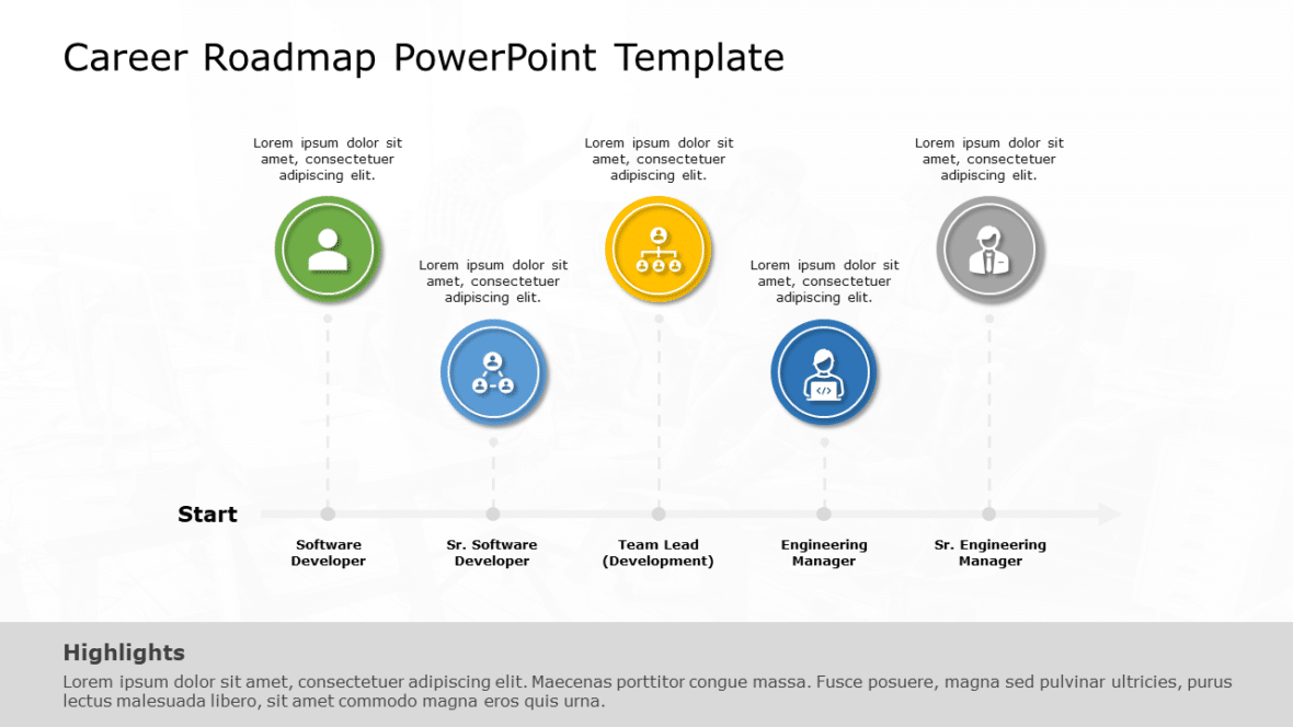Career Roadmap PowerPoint Templates | Online Editable Template - Page 4