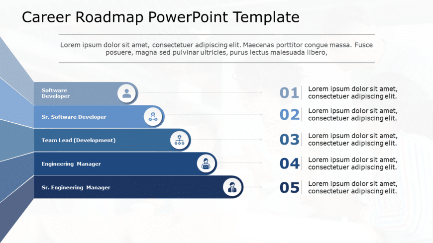 Career Roadmap 04 PowerPoint Template