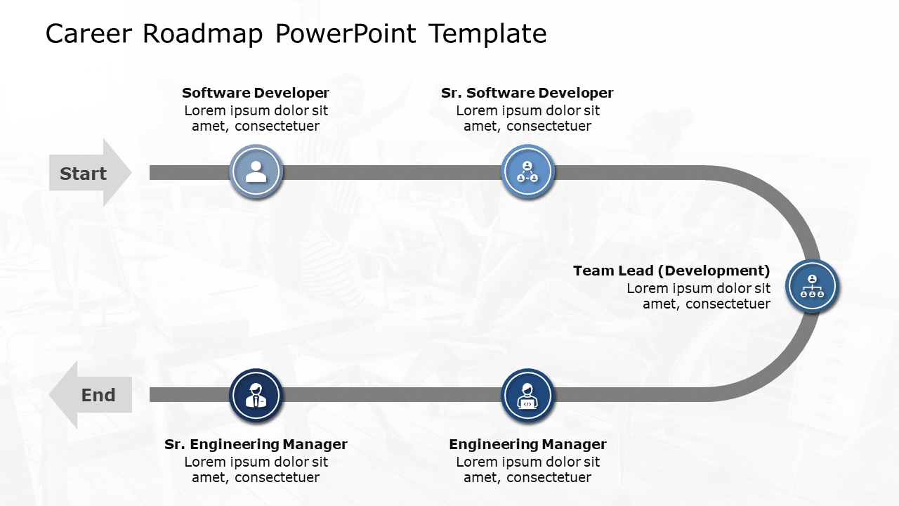 Career Roadmap 09 PowerPoint Template & Google Slides Theme