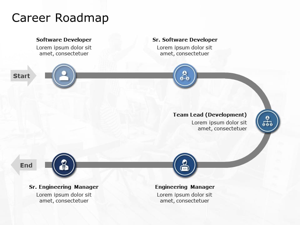 Career Roadmap 09 PowerPoint Template & Google Slides Theme