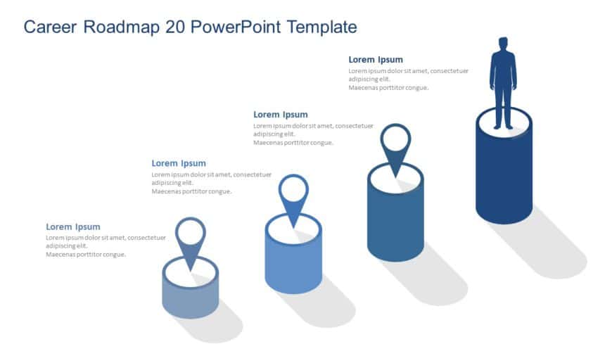 Career Roadmap 20 PowerPoint Template