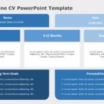 Career Timeline CV 01 PowerPoint Template & Google Slides Theme