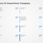 Career Timeline CV 02 PowerPoint Template & Google Slides Theme