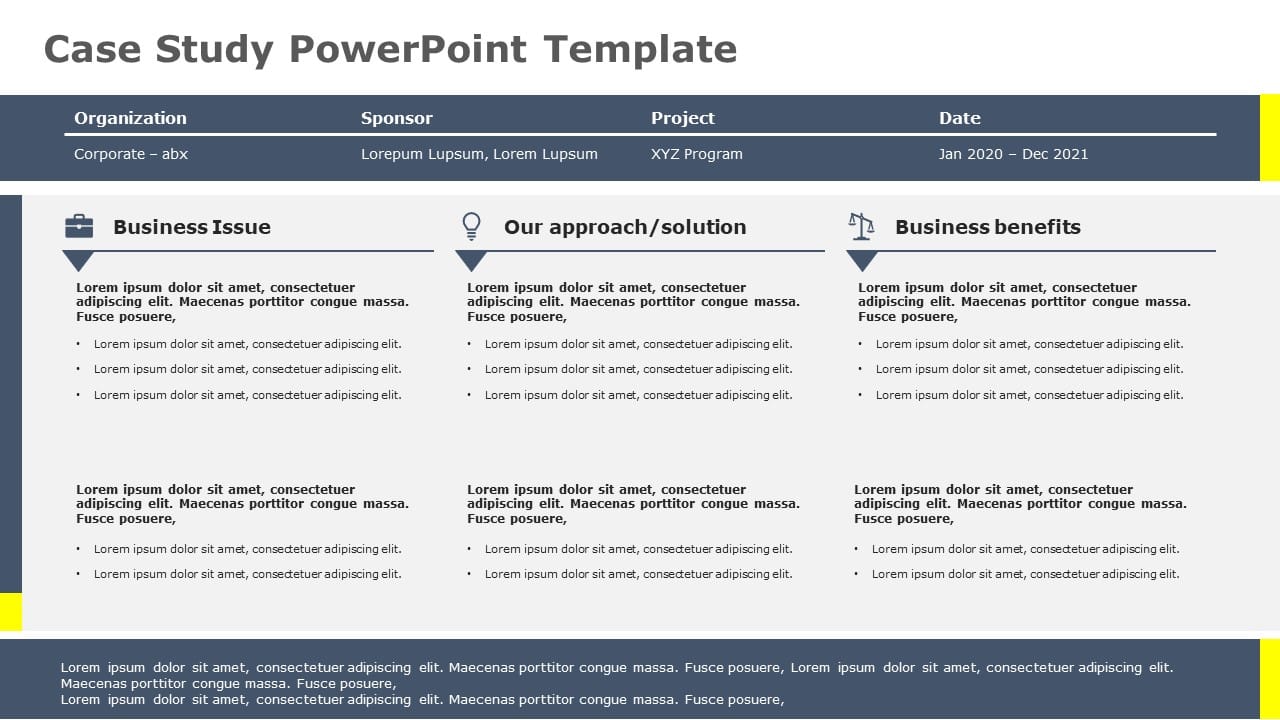 Client Case Study Slide Examples Case Study PowerPoint Template & Google Slides